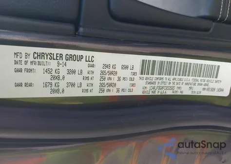 2015 Jeep Grand Cherokee Limited из США, поврежденный, VIN 1C4RJFBG0FC653565